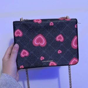 LIKE DREAMS - Pocketbook | Pink hearts, Gold Chain, Butterflies